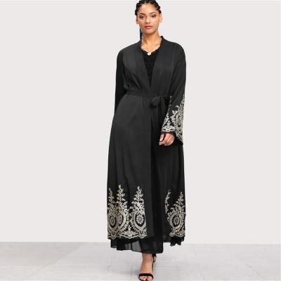 Exquisite embroidered women's Robe