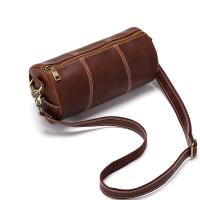 Cylindrical shoulder bag