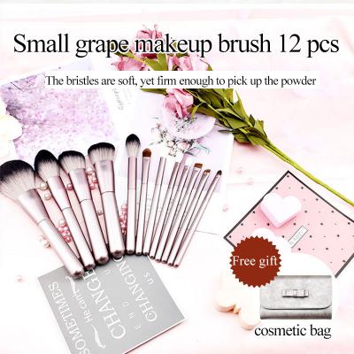 Small grape makeup brush 12 pcs